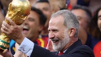 ملك إسبانيا يستقبل منتخب الماتادور بعد الفوز ببطولة كأس العا
