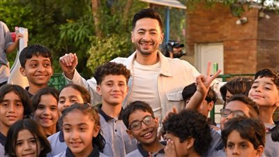 حمادة هلال من تصوير أغنيته الجديدة 