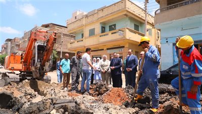 محافظ دمياط يتابع مشروعات البنية التحتية وتحسين الخدمات بالسرو