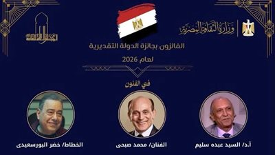 بعد إعلان النتائج.. وزير الثقافة بالإنابة يهنئ الفائزين بجوائز الدولة 2026