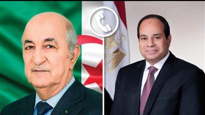السيسي يؤكد لتبون تضامن مصر مع الجزائر وتقديم الدعم لها