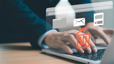 ماذا يحدث لبياناتك الرقمية عند النقر على زر الحذف؟