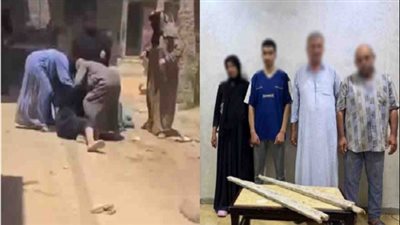 الداخلية تضبط 4 متهمين لتعديهم على سيدة بعصي خشبية في كفر الشيخ