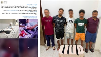ضبط 5 أشخاص لتعديهم على عامل بأسلحة بيضاء في كفر الشيخ