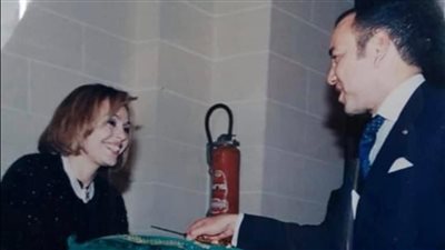 بشرى حجيج مع جلالة الملك محمد السادس 