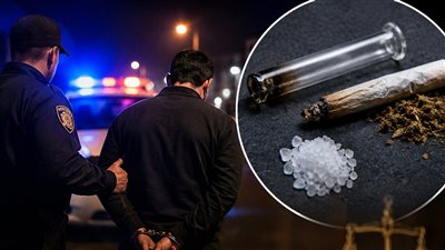 إحالة متهم للجنايات في حلوان بتهم حيازة مخدرات وسلاح ناري
