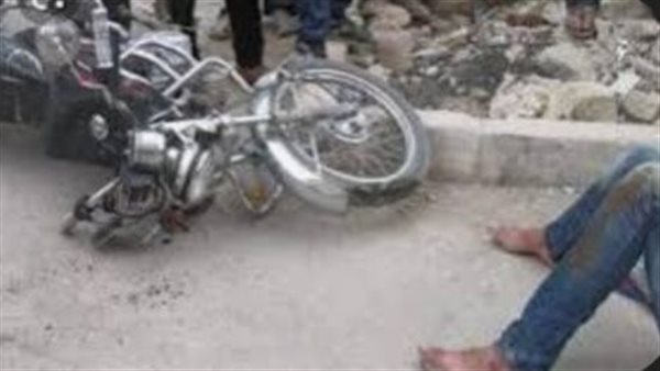 حادث إنقلاب دراجة نارية بالكريمات