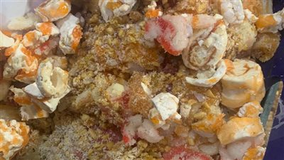 بالصور.. ضبط طن حلوى فاسدة داخل مصنع غير مرخص بالغربية