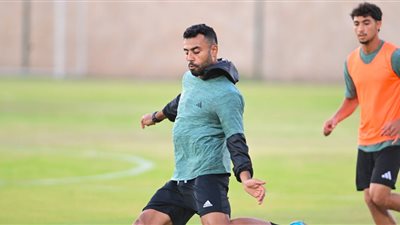 حسام حسن مهاجم فريق الاتحاد السكندري 