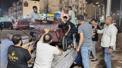 حملة إشغالات موسعة في الشارع الجديد بأسوان