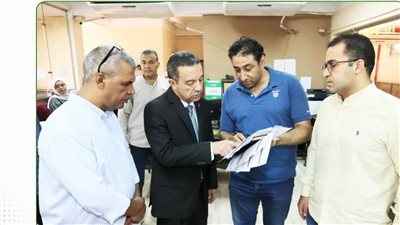 بالصور..محافظ المنوفية يتفقد المركز التكنولوجي بشبين الكوم لمتابعة سير العمل بملفات التصالح