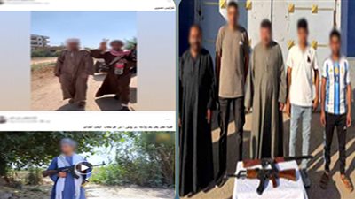 «تمثيلية بالأسلحة» تنهي رحلة 5 صناع محتوى بسوهاج