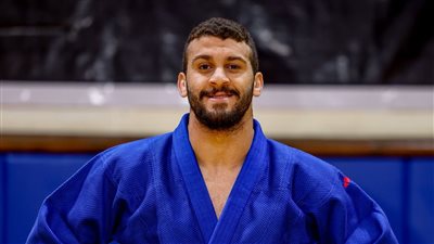عبد الرحمن عبد الغني يتأهل لنهائي الجودو في البحر المتوسط