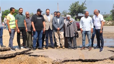 محافظ دمياط يتفقد ميدانيا أعمال الإصلاح ويؤكد سرعة التعامل مع الأعطال الطارئة