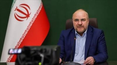 قاليباف يهدد برد عسكري إذا شددت واشنطن حصارها على الموانئ 