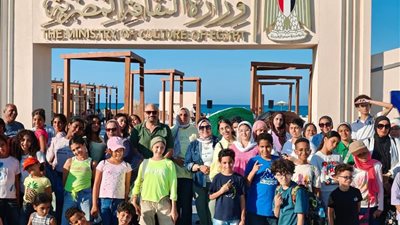 أطفال الحديقة الثقافية يزورون العلمين الجديدة ضمن فعاليات ملتقى أطفال مصر