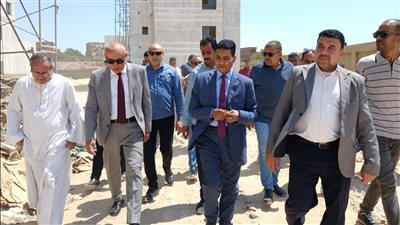 محافظ الأقصر يتفقد أعمال إنشاء مستشفى القرنة المركزي الجديد.. صور