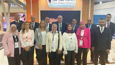 في اليوم الأول لمعرض العلمين الدولي للطيران 2026.. شركة ميناء القاهرة الجوي تستعرض إنجازات مطار القاهرة الدولي