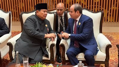 الرئيس السيسي يلتقي رئيس إندونيسيا 