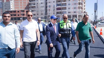 محافظ الغربية: نسبة تنفيذ محور محلة منوف تجاوزت 87%