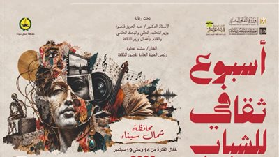 «قصور الثقافة» تطلق أسبوعًا ثقافيًا لشباب شمال سيناء.. ورش فنية وأدبية لاكتشاف المواهب