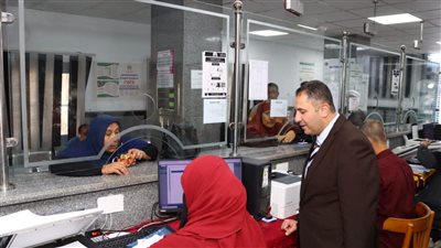 محافظ دمياط يتفقد المركز التكنولوجي بكفر سعد لمتابعة مستوى الخدمات المقدمة للمواطنين