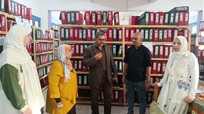 مدير تعليم شبين القناطر يتفقد مدرسة الشهيد رضوان عثمان حبيب لمتابعة انتظام الدراسة