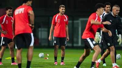 تدريبات استشفائية وتقسيمة في مران منتخب مصر استعدادًا لتصفيات إفريقيا