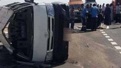 مصرع سيدة وإصابة نجلتيها في حادث مأساوي بالفيوم 