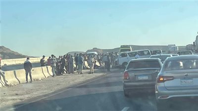 مصرع 4 أشخاص وإصابة آخرين في حادث بشع أعلى الطريق الأوسطي 