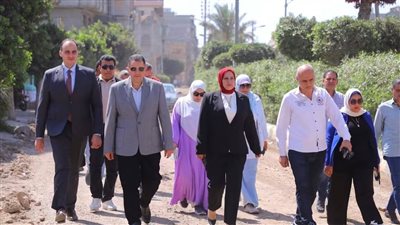 محافظ دمياط يتابع أعمال مبادرة «خطوة لقرية أفضل» بقرى مركز فارسكور