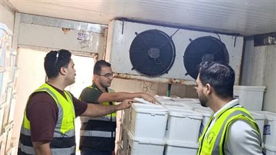 بالصور.. ضبط 2.5 طن جبنة مضاف إليها صودا ك أو ية بالغريية