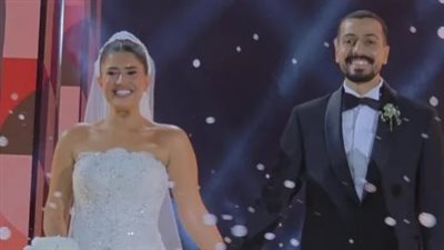 ديانا هشام وعريسها