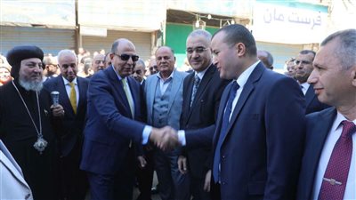 محافظ المنيا يشهد افتتاح فرع البنك الأهلي المصري ببني مزار بعد تطويره 