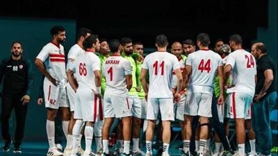 فريق يد الزمالك يفوز على أول أغسطس الأنجولي