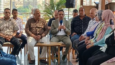 تفاصيل اجتماع الصبروط مع مديري الإدارات المركزية والفرعية بمديرية الجيزة