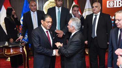 المستشار محمود حلمي والأستاذ هشام عز العرب 