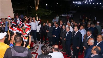 رئيس هيئة ميناء دمياط يشارك باحتفالية انتصارات أكتوبر بالحديقة المركزية بدمياط الجديدة