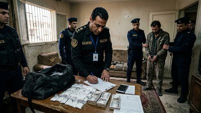 متهم يحوز مخدرات 