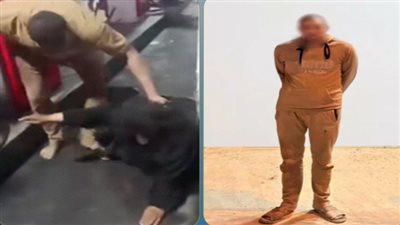 المتهم بسحل سيدة داخل محطة وقود ببني سويف