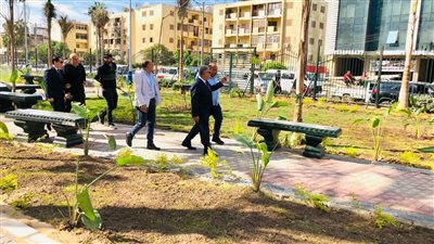 محافظ الدقهلية يواصل جولته الصباحية الممتدة ويتفقد حديقة جزيرة الورد بالمنصورة