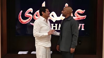 باسم سمرة مع محمد رمضان 