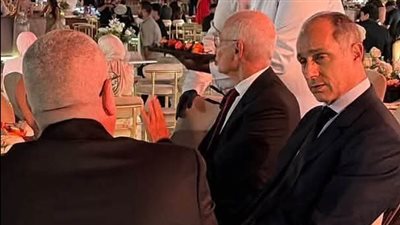 جمال مبارك مع شوبير في حفل زفاف مصطفى شوبير 