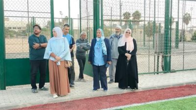 مدير شباب القليوبية تتفقد المنشآت الرياضية وحمام السباحة بمركز كفر شكر