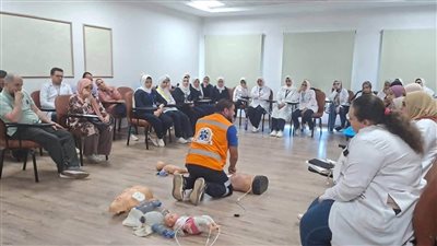 بالصور.. هيئة الإسعاف بالغربية تنفذ دورة تدريبية متخصصة في الإنعاش القلبي الرئوي