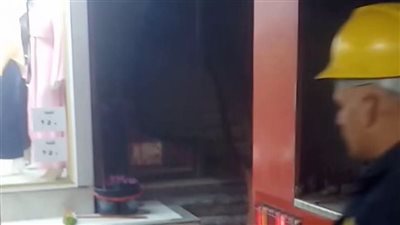 بالصور.. حريق عيادة طبيب نساء شهير بزفتى والحماية المدنية تتدخل