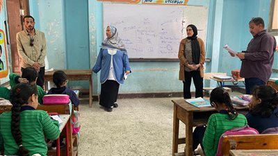 مدير تعليم شبين القناطر يتفقد مدرسة شبين القناطر الرسمية للغات...صور
