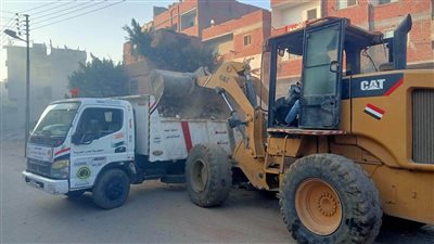 بالصور.. رفع 744 طنًا من بؤر المخلفات والتراكمات بمراكز ومدن الغربية
