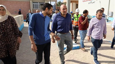جولة ميدانية لرئيس مياه الغربية لتفقد محطة مياه السنطة المرشحة 