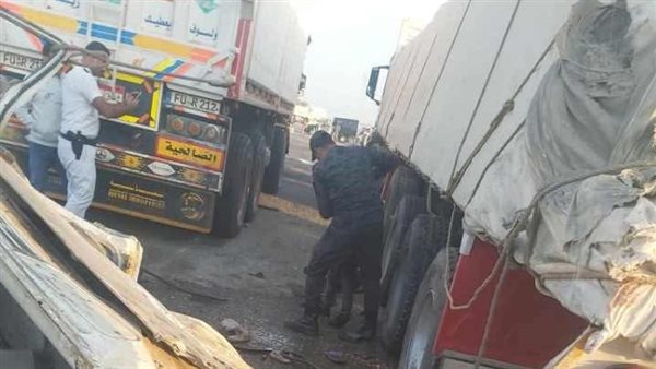 حادث تصادم أعلى الطريق الأوسطي 